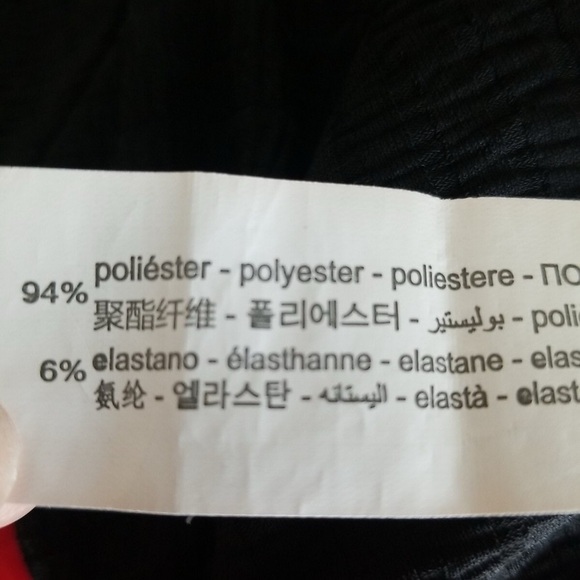 Zara Black Textured Off The Shoulder Top Large - Picture 5 of 8